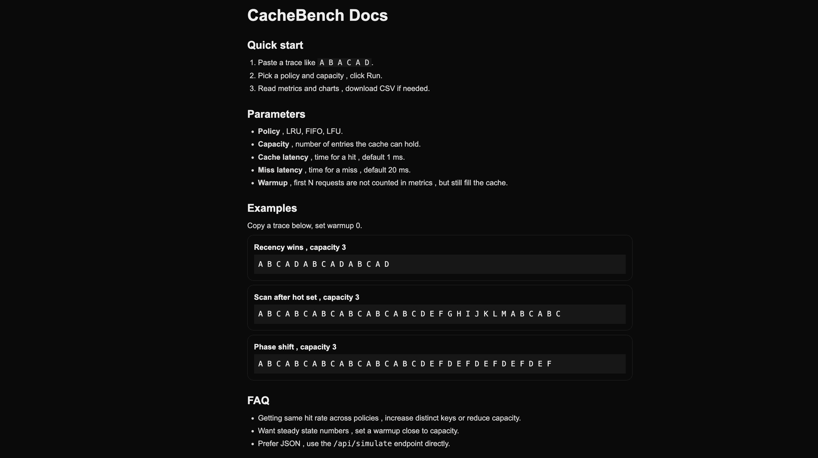 CacheBench screenshot 5