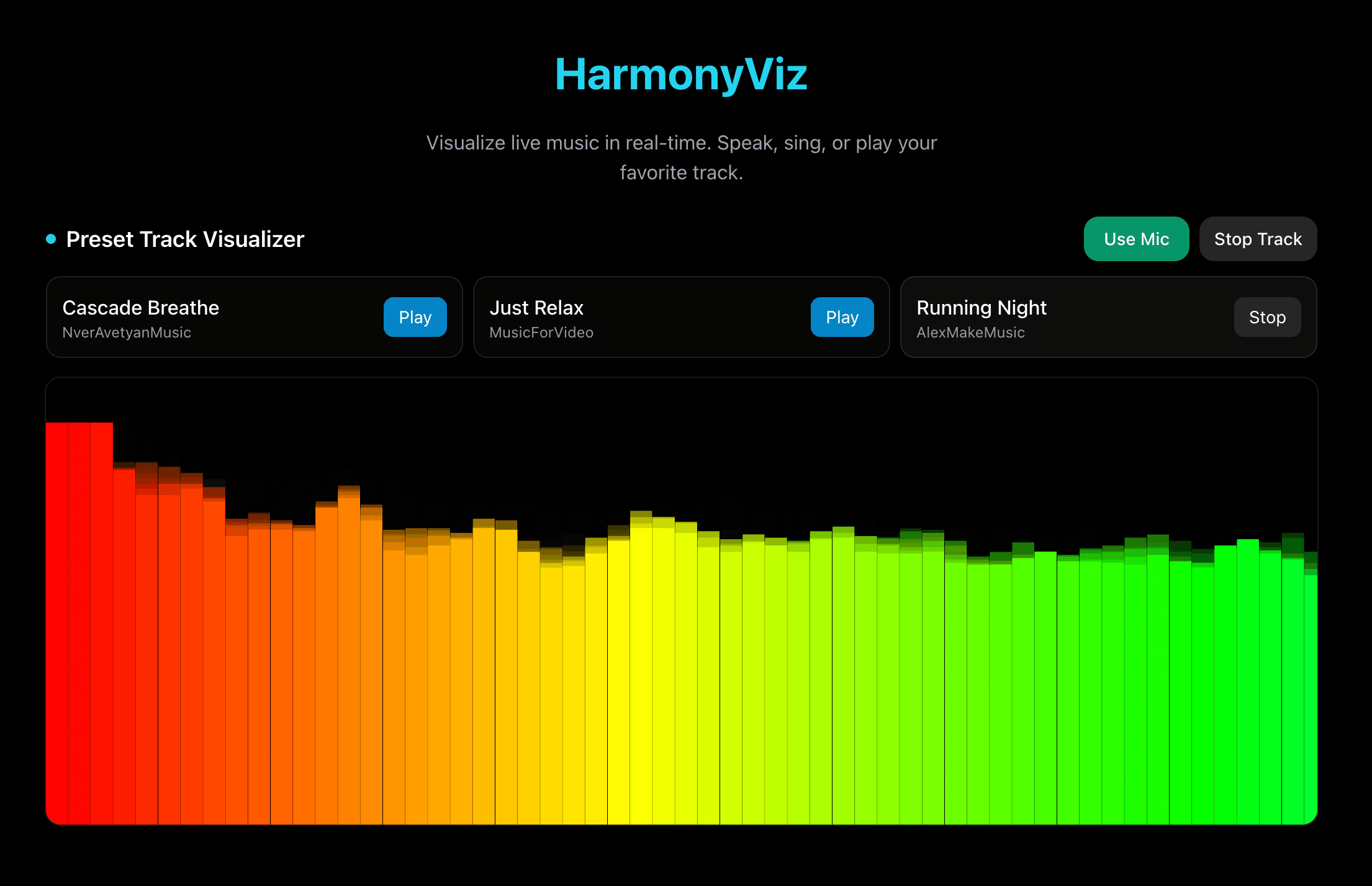 HarmonyViz screenshot 2